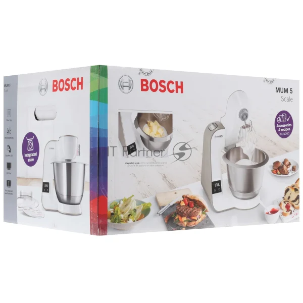 Комбайн Bosch MUM5XW20 белый/бежевый 1