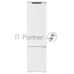 Встраиваемый холодильник Maunfeld MBF193NFFWGR Inverter белый двухкамерный 225/57 л морозилка снизу, NoFrost 9