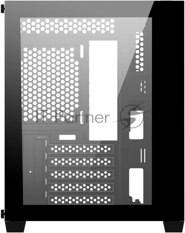 Компьютерный корпус Bloody BD-CC108 черный без БП mATX 9x120мм 2xUSB 3.0 audio bott PSU 1