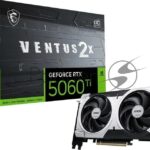 Видеокарта MSI RTX 5060 8G VENTUS 2X OC RTX 5060 8Gb 128bit GDDR7 2527/28000 HDMIx1 DPx3 HDCP Ret