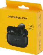 Наушники TWS Realme Buds T310 черный, внутриканальные, Bluetooth, активное шумоподавление, до 40 ч 8