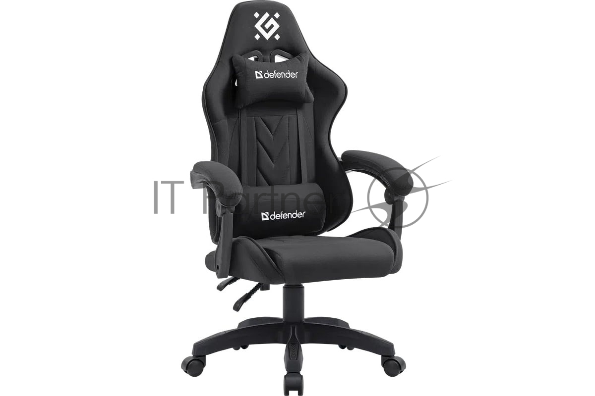 Кресло Defender Breeze черный, ткань, 120 кг