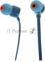 Проводные наушники JBL Tune 110 синий, внутриканальные, Jack 3.5 мм 6