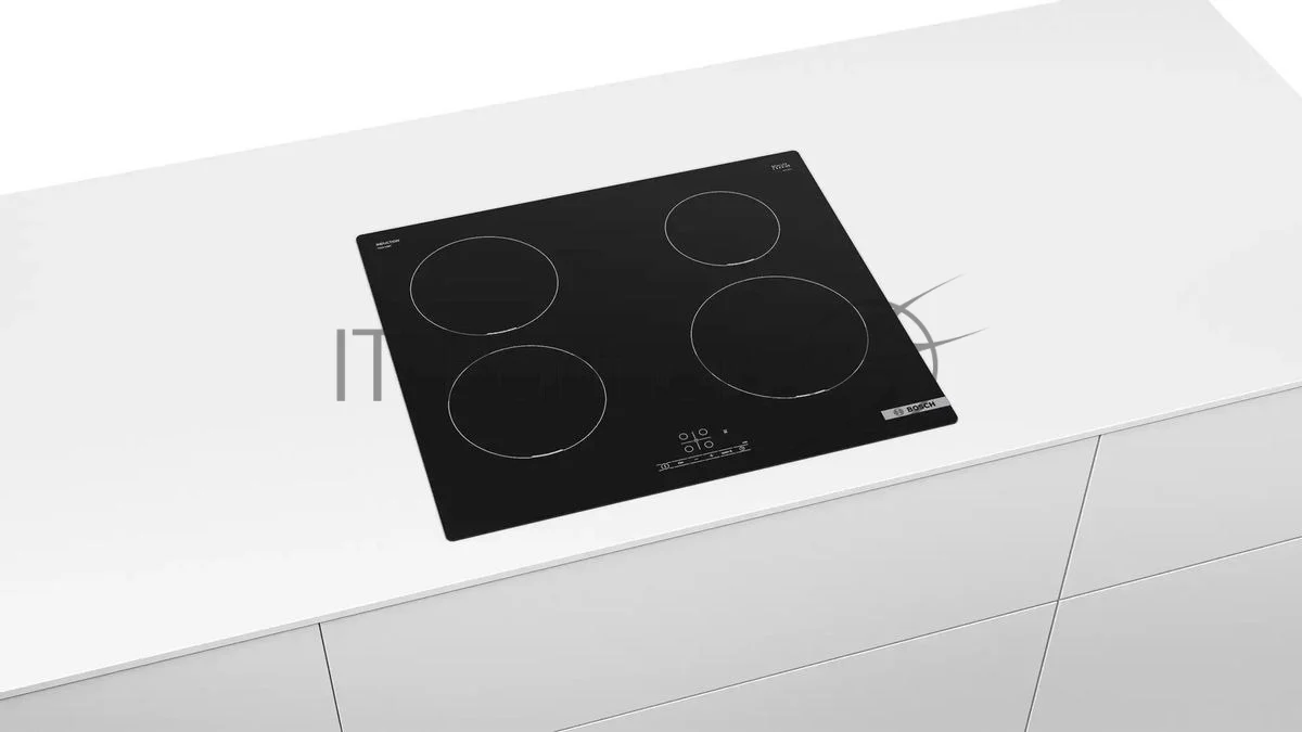 Индукционная варочная панель Bosch Serie 4 PUE611BB5E, индукционные, независимая, черный 1