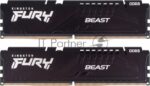 Оперативная память Kingston Fury Beast, DDR5, 32GB (2x16GB), 5200MHz, CL40, DIMM, радиатор, черный 6