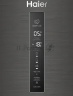 Холодильник Haier C4F740CBXGU1 черный двухкамерный 286/115л морозилка снизу, No Frost 4