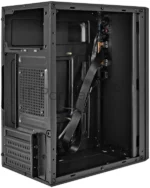 Компьютерный корпус Minitower ExeGate BAA-308-UNS450 (mATX, БП UNS450 с вент. 12см, 2хUSB, HD Audio, черный) 1