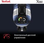 Пылесос вертикальный Tefal X-Force Flex 11.60 Aqua TY9890WO синий/серый, питание от аккумулятора, 130 Вт, уборка сухая/влажная, пылесборник 0.9 л 25