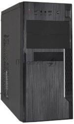 Компьютерный корпус Minitower ExeGate EX299310RUS MA-373X-UNS400 (mATX, БП UNS400 с вент. 12см, 2*USB, аудио, черный) 2