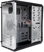 Компьютерный корпус Minitower ExeGate BA-202-UNS350 (mATX, БП UNS350 с вент. 12см, 2хUSB, аудио, черный) 2