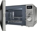 Микроволновая печь Gorenje GRILL MO23A4X нержавеющая сталь, 23 л, 800 Вт, переключатели - кнопки, поворотный механизм 3