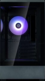 Компьютерный корпус ZALMAN P30 V2, MATX, черный, WINDOW, 2x3.5", 3x2.5", 1xUSB TYPE-C, 1xUSB 3.0, SIDE 2x120мм ARGb, REAR 1x120мм ARGb, VGA support 4