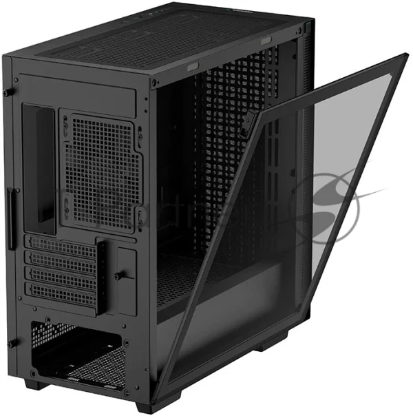 Компьютерный корпус Deepcool CH370 черный без БП mATX 1x120мм 1xUSB 2.0 1xUSB 3.0 audio bott PSU 1