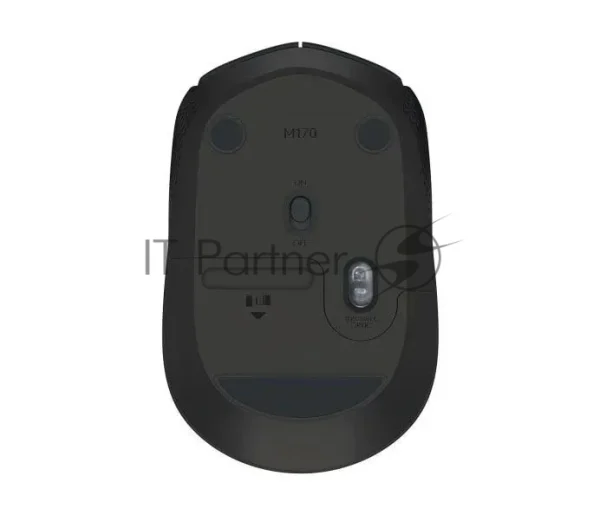 Мышь беспроводная Logitech M171 черный/серый, 1000 dpi, радиоканал, USB, кнопки - 3 1