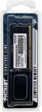 Оперативная память Patriot Signature, DDR5, 8GB (1x8 GB), 5600 MHz, CL46, SO-DIMM 2