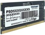 Оперативная память Patriot Signature, DDR5, 8GB (1x8 GB), 5600 MHz, CL46, SO-DIMM 5