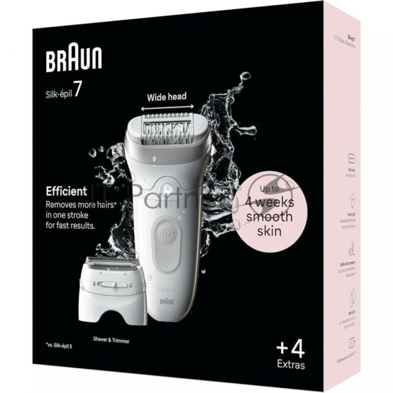 Эпилятор BRAUN SE7-041 белый/серебристый 1