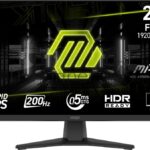 Монитор 27" MSI MAG 272F IPS 1920x1080, 200 Гц, 0.5 мс, 16:9, 1000:1, 250 кд/м², HDMI 2.0, DP 1.4, 3.5 мм, Adaptive-Sync, черный