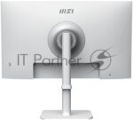 Монитор 27" MSI MD272UPHW IPS 3840x2160, 60 Гц, 4 мс, 16:9, 400 кд/м², 2xHDMI 2.0b, DP 1.4a, USB-C, USB Hub (3x USB 3.0), 3.5 Jack, Adaptive-Sync, белый 2