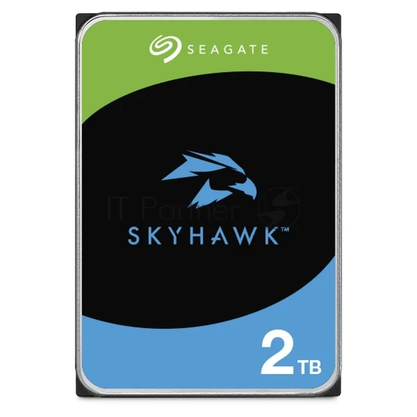 Жесткий диск HDD Seagate SkyHawk 2Tb SATA 5400 rmp 6Gb/s 256Mb 3.5" 1 year warranty (replacement ST2000VX008, ST2000VX015, WD23PURZ, ST2000VM003)