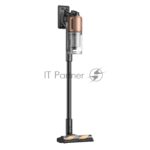 Пылесос вертикальный Dreame Cordless Vacuum Cleaner Z20AquaCycle Station черный/золотистый, питание от аккумулятора, 250 Вт, уборка влажная/сухая, пылесборник 0.6 л 16