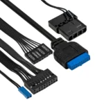 Компьютерный корпус Minitower ExeGate i3 SEA LE-NPX400 (mATX, БП 400NPX, 1*USB+1*USB 3.0, HD аудио, черный, передняя и боковая панели - закаленное стекло) 2