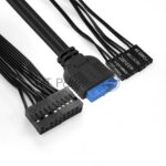 Компьютерный корпус Minitower ExeGate BA-204U-UNS350 (mATX, БП UNS350 с вент. 12см, 2*USB+2*USB 3.0, аудио, черный) 3