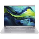 Ноутбук Acer Swift Lite SFL16-51M-54BL 16" WUXGA 1920x1200 Non-glare IPS, 1000:1, 300 nit Intel Core Ultra 5 115U UMA 16 Gb LPDDR5 Memory 512Gb PCIe NVMe SSD Silver FULL METAL BODY KB backlight None (Boot-up only) 10