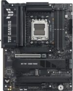 Материнская плата ASUS TUF GAMING X870E-PLUS WIFI7, AM5, AMD X870E, 4xDDR5, 4xSATA, 4xM.2, 1xPCIe 5.0 x16, 1xPCIe 4.0 x4, 1xPCIe 3.0 x1, 1xHDMI, 1x2.5Gb LAN, Wi-Fi 7, Bluetooth 5.4, 2xUSB-C 40Gbps, 3xUSB-A 10Gbps, 4xUSB-A 5Gbps, 4xUSB-A 2.0, 3x3.5 мм, 7.1, ATX 7