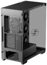 Компьютерный корпус Deepcool CG580 4F V2 без БП, боковое окно (панорама), 4x120мм ARGB PWM вентилятора, черный, ATX (R-CG580-BKADA4-G-2) 4