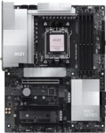 Материнская плата MSI PRO X870E-P WIFI, AM5, AMD X870E, 4xDDR5, 4xSATA, 3xM.2, 1xPCIe 5.0 x16, 1xPCIe 4.0 x4, 1xPCIe 3.0 x1, 1xHDMI, 1x5Gb LAN, Wi-Fi 7, Bluetooth 5.4, 1xUSB-C 20Gbps, 1xThunderbolt 4, 2xUSB-A 10Gbps, 2xUSB-A 5Gbps, 4xUSB-A 2.0, 3x3.5 мм, 7.1, ATX 4