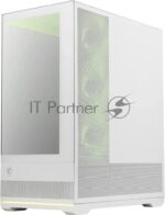 Компьютерный корпус MSI MAG Pano 110R PZ белый без БП ATX 6x120мм 7x140мм 2xUSB 3.0 1xUSB3.1 audio AirDuct bott PSU 2