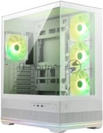 Компьютерный корпус MSI MAG Pano 110R PZ белый без БП ATX 6x120мм 7x140мм 2xUSB 3.0 1xUSB3.1 audio AirDuct bott PSU 4