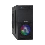Компьютерный корпус Minitower ExeGate mEVO-7807-NPX600 (mATX, БП 600NPX 12см, 1хUSB+1хUSB 3.0, черный 1x12см с RGb подсветкой) 5