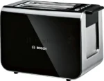 Тостер Bosch TAT8613N черный, 860 Вт, 2 слота 3