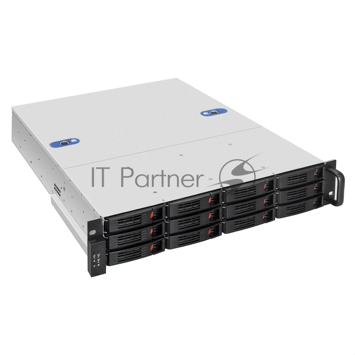 Серверный корпус ExeGate Pro 2U550-HS12 (RM 19", высота 2U, глубина 550, без БП, 12xHotSwap, USB)