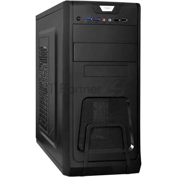 Компьютерный корпус Miditower ExeGate CP-603 Black, ATX, (без БП), 2хUSB+2хUSB 3.0, Audio
