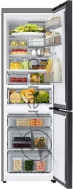 Холодильник Samsung RB34C7B5EB1/EF черный мат. двухкамерный 230/114л морозилка снизу, No Frost 3