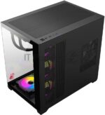 Компьютерный корпус Bloody CC-122 черный без БП ATX 10x120мм 1xUSB2.0 1xUSB3.0 audio 7