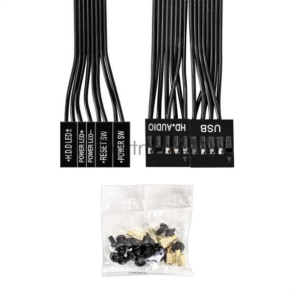 Компьютерный корпус Minitower ExeGate BAA-308U2-AAA350 (mATX, БП AAA350 с вент. 8см, 1хUSB+2хUSB 3.0, HD Audio, черный)