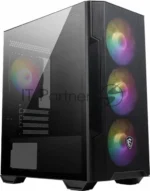 Компьютерный корпус MSI MAG FORGE M100R 1xUSB 3.0, 2xUSB 2.0, 4x120мм ARGB Fan, ARGB Control Board, Tempered Glass Window, Brown Box (932220) 4