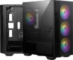 Компьютерный корпус MSI MAG FORGE M100R 1xUSB 3.0, 2xUSB 2.0, 4x120мм ARGB Fan, ARGB Control Board, Tempered Glass Window, Brown Box (932220) 5
