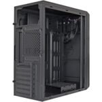 Компьютерный корпус Miditower ExeGate XP-332 Black, ATX, (без БП), 2*USB, Audio 15