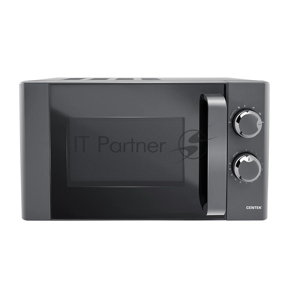 Микроволновая печь Centek CT-1583 темно-серый, 20 л, 700 Вт, переключатели - поворотный механизм 1