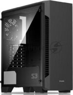Компьютерный корпус MidiTower Zalman S3 TEMPERED GLASS WINDOW black 7