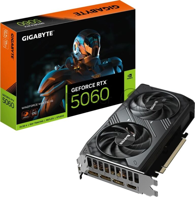 Видеокарта Gigabyte GV-N5060WF2MAX OC-8GD RTX 5060 8Gb 128bit GDDR7 2512/28000 HDMIx1 DPx3 HDCP Ret 1