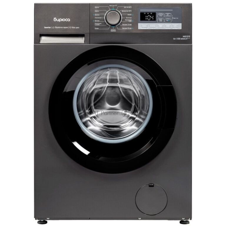 Стиральная машина БИРЮСА WM-ML612/10 DM серый, загрузка фронтальная 6 кг, 1200 об/мин., класс: A+++ 1