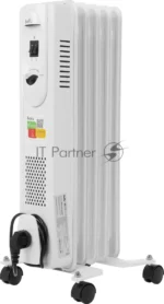 Обогреватель масляный Ballu Comfort BOH/CM-05WDN 1000 (5 секций) белый, 1000 Вт, 15 м2, термостат 6