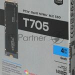 Накопитель SSD Crucial T705 4Tb PCIe Gen5 NVMe M.2 SSD CT4000T705SSD3