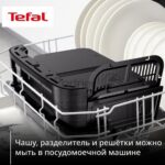 Аэрогриль Tefal Dual Easy Fry Flex EY9228E0 черный, 2700 Вт, 9 л, сенсор, 6 программ